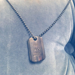 Tiffany & Co. Dog Tag Pendant - Sterling Silver